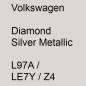 Preview: Volkswagen, Diamond Silver Metallic, L97A / LE7Y / Z4.